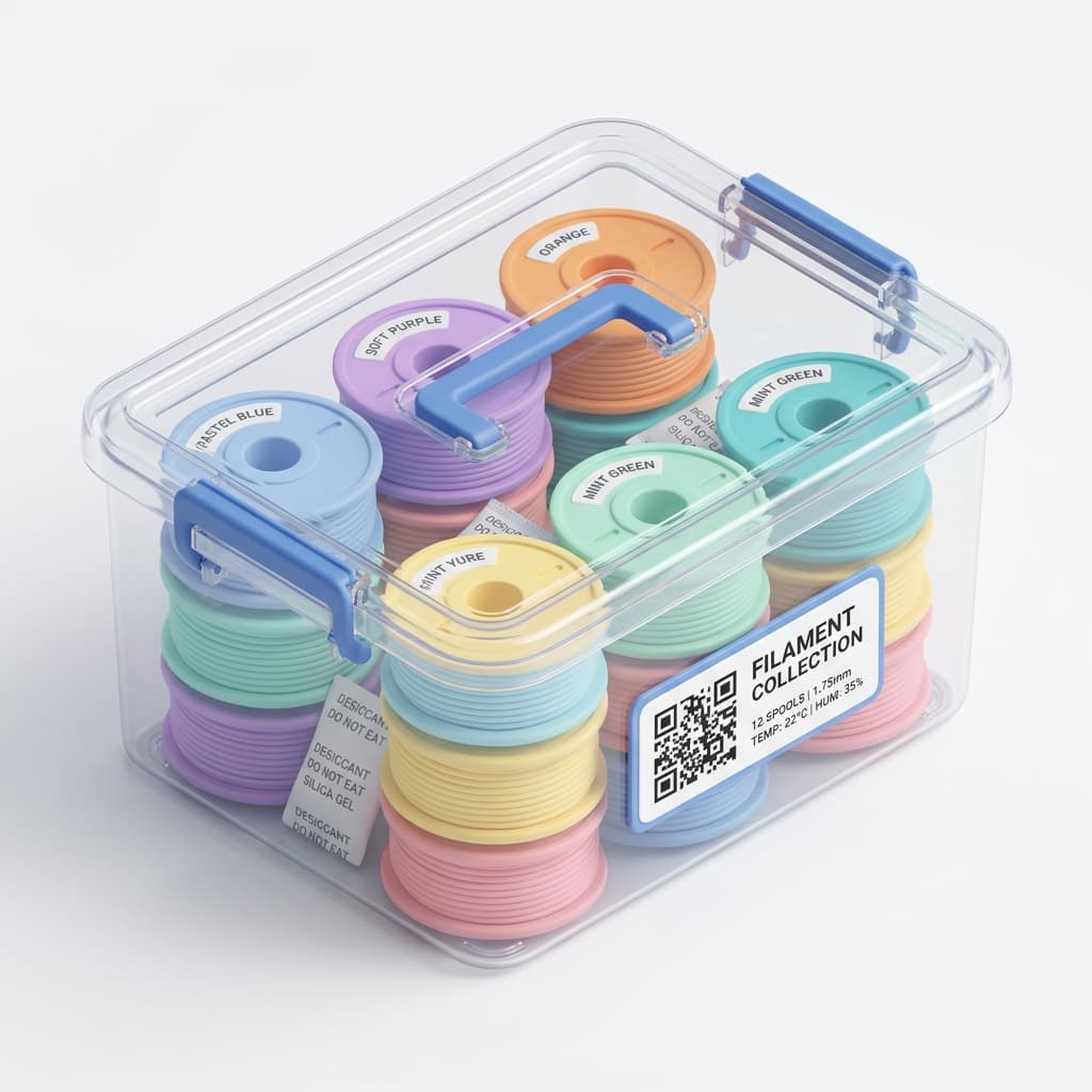 The 3D Printing Filament Vault: Organizing Airtight Desiccant Bins Without Breaking the Seal