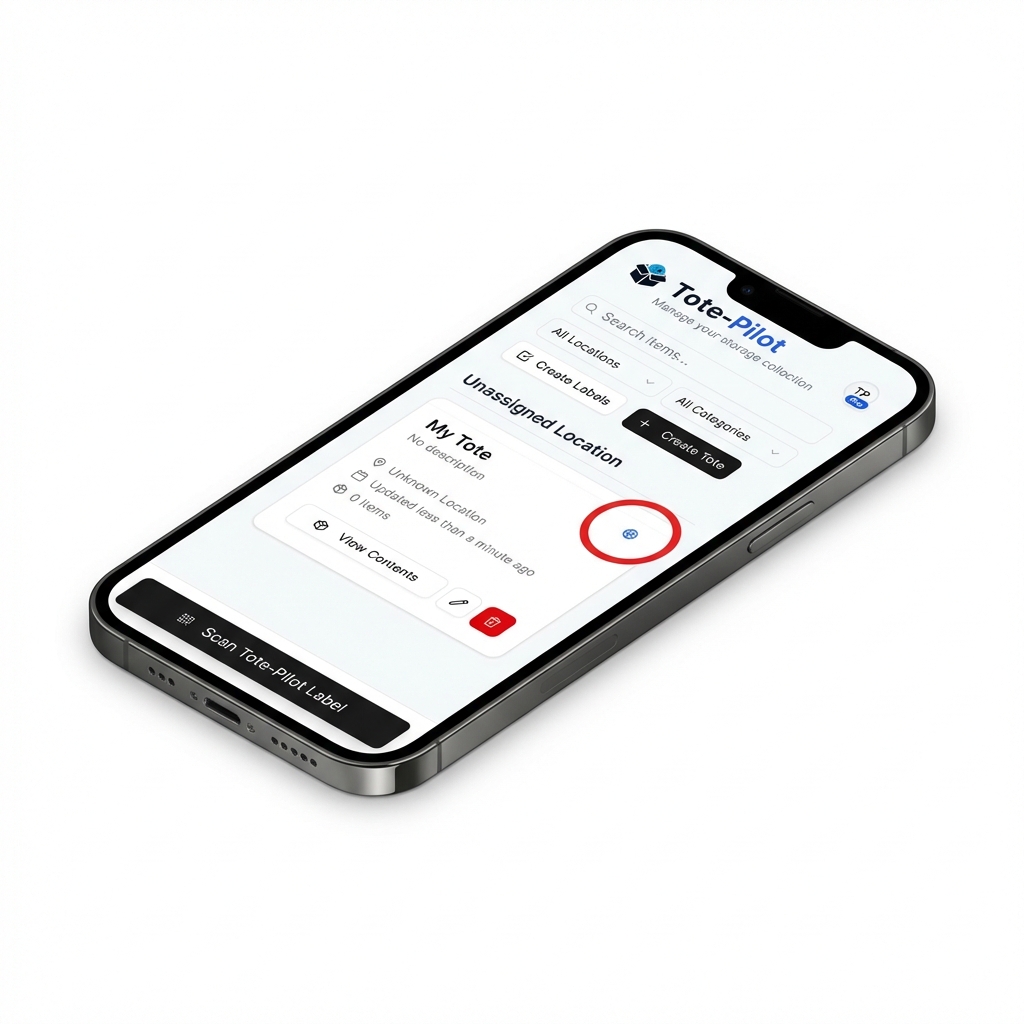 Dashboard showing visibility icons